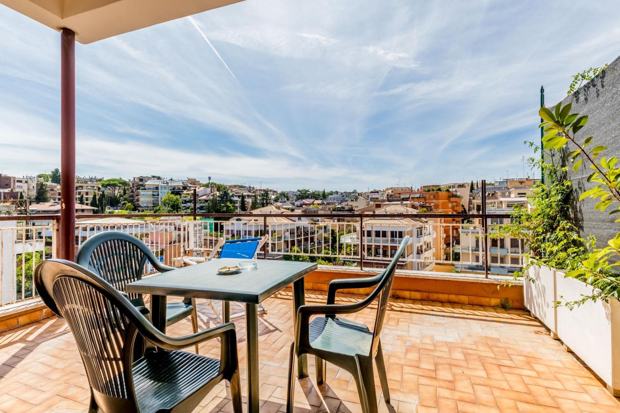 L'Attico Con Terrazza In Corso Francia Apartment Rome Exterior photo